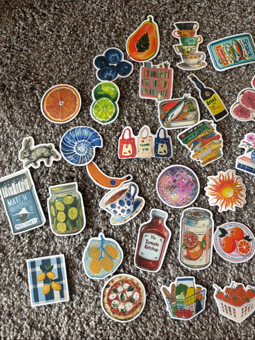 Assorted Colorful Stickers